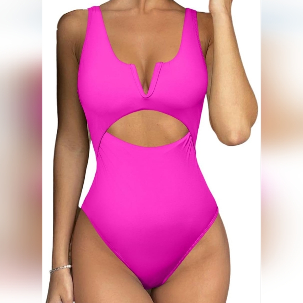 Meyeeka Womens One Piece SwimsuitsTummy Control Bathing